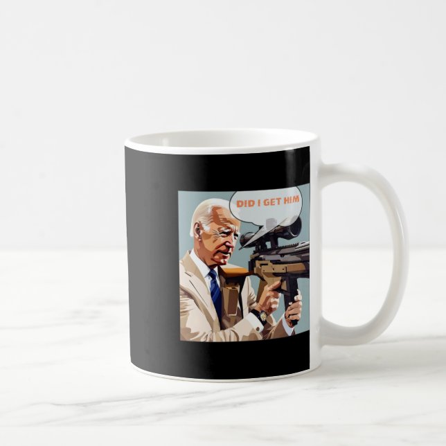I Get Him Bulletproof Trump 2024  Coffee Mug (Right)