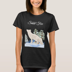 I GIVE SNOW FOX   animal pun T-Shirt