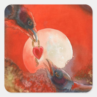 I Give You My Heart Square Sticker