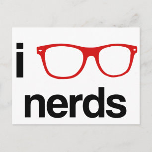 i :glasses: nerds postcard