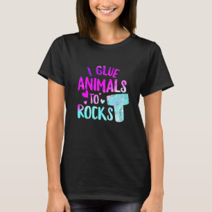 I Glue Animals To Rocks Aquarist Fish Reef Keeping T-Shirt