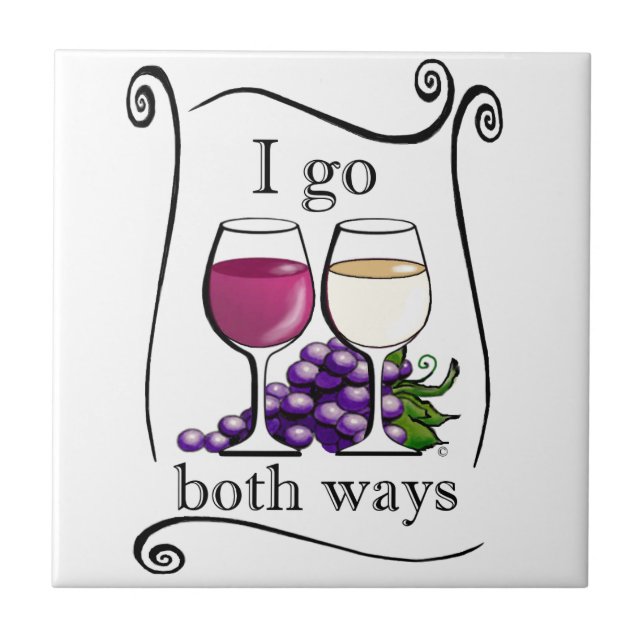I Go Both Ways! Tile (Front)