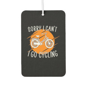 I Go Cycling Air Freshener