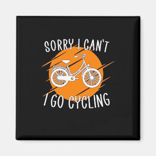 I Go Cycling Magnet