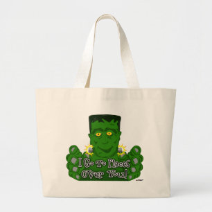 I Go To Pieces Over You! Large Tote Bag