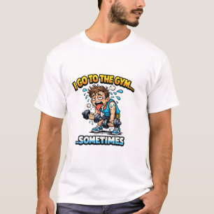 I Go To The Gym... Sometimes Funny Workout Shirt