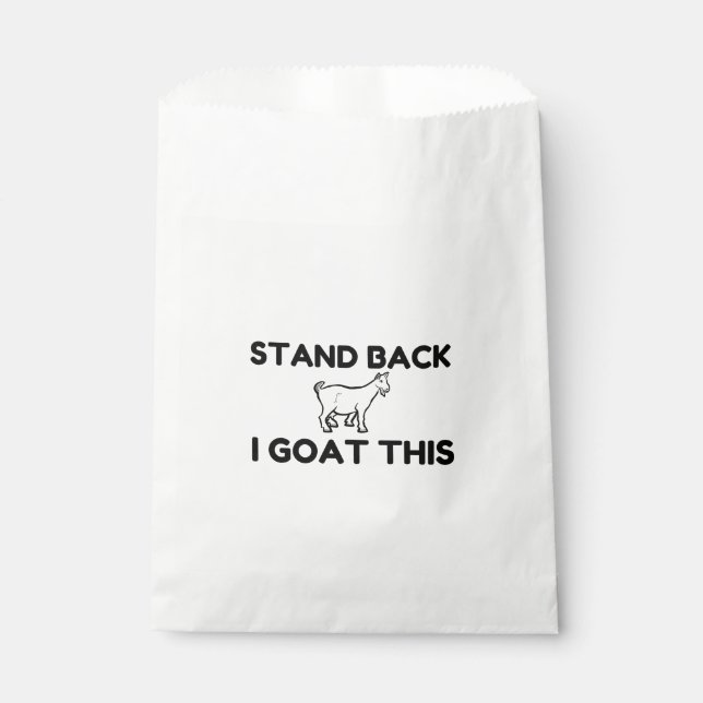 I Goat This Favour Bag (Front)