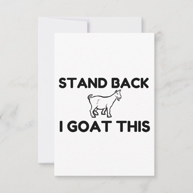 I Goat This Thank You Card (Front)