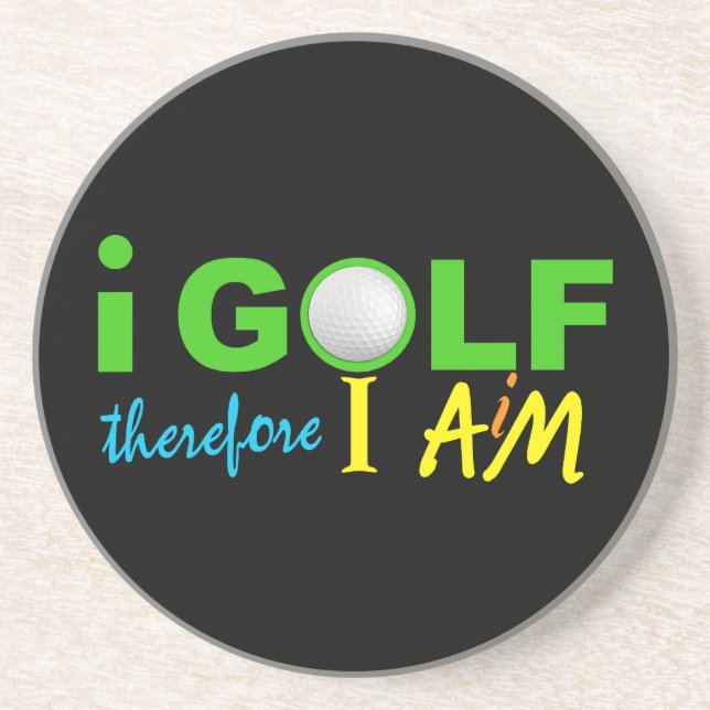 I GOLF coaster (Front)