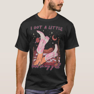 I Got A Little Drawl In My Y'all Outlaw Music Cowg T-Shirt