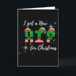 I Got A New Hip For Christmas Funny Hip Replacemen Card<br><div class="desc">I Got A New Hip For Christmas Funny Hip Replacement Recovery</div>