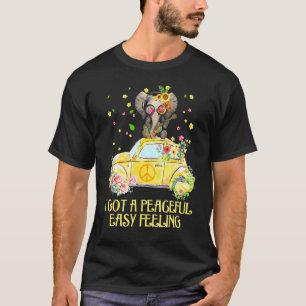 I Got A Peaceful Easy Feeling Elephant Hippie T-Shirt