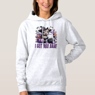 I Got Boo Babe - Cow Lowers Halloween Hoodie