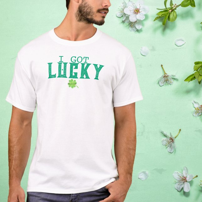 I got lucky matching pregnancy announcement T-Shirt (I got lucky matching pregnancy announcement T-Shirt
)