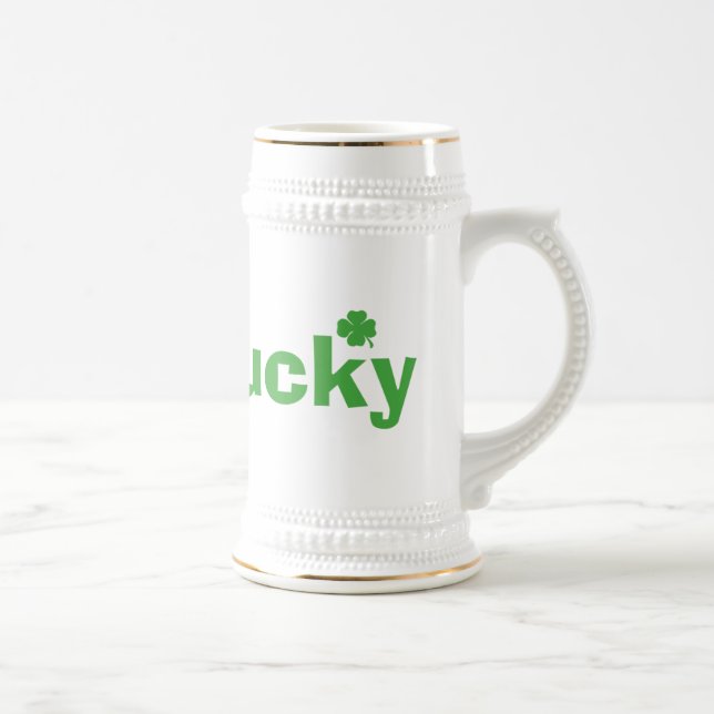 "I Got Lucky" Stein (Right)