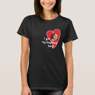 I got my boyfriend here! Photo Custom - Dark T-Shirt