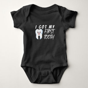 I Got My First Tooth Baby Bodysuit