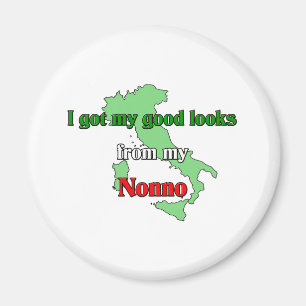 I got my good looks from my Nonno Magnet
