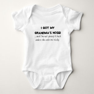 "I Got My Grandma's Nose" Kids/Baby Shirts