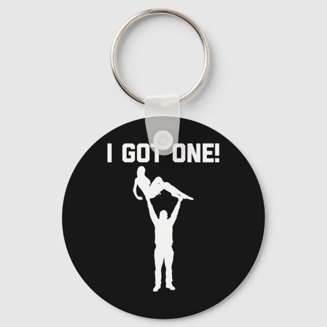 I Got One! Funny Bride Groom S Bachelor Party Long Keychain (Front)