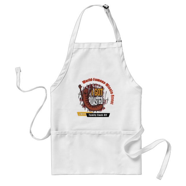 I Got Roasted Apron (Front)