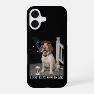I Got That Dog In Me, Funny Bracco Italiano Meme iPhone 16 Case