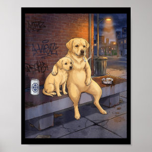 I Got That Dog In Me Funny Labrador Retriever Smok Poster