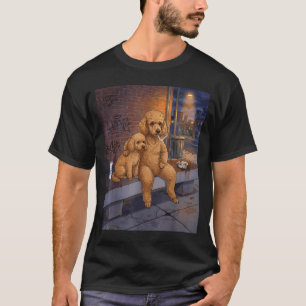 I Got That Dog In Me Funny Poodle Smoking Beer Mem T-Shirt