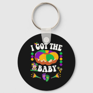 I Got The Byby Cute Happy Mardi Gras Carnival Keychain