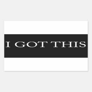 I GOT THIS funny motivational typography Sticker