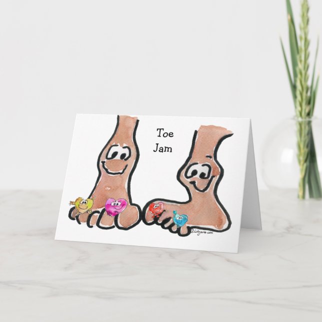 I Got Toe Jam Love Card (Front)