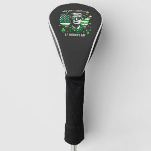 I Got what I wanted for St. Patrick's Day Trump US Golf Head Cover