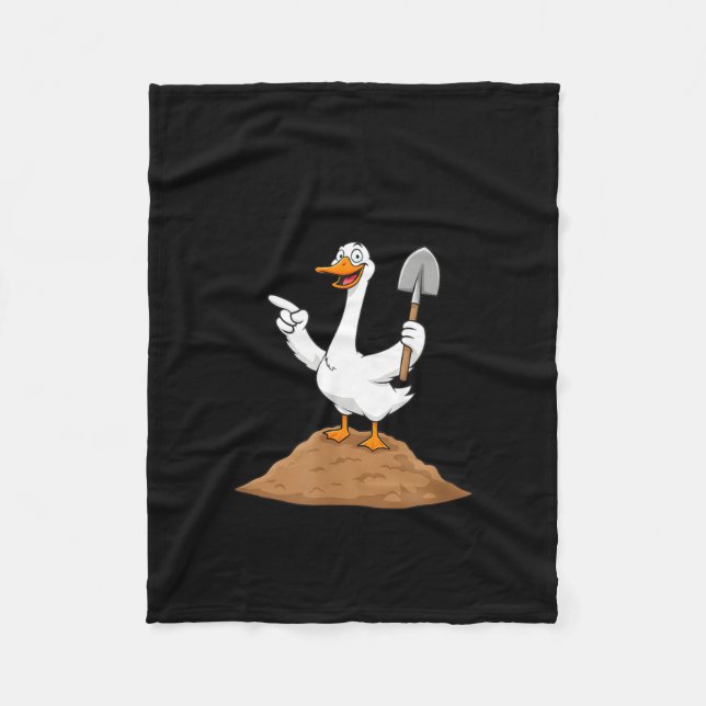 I Got You, A Shovel, Since You're Always Digging H Fleece Blanket (Front)