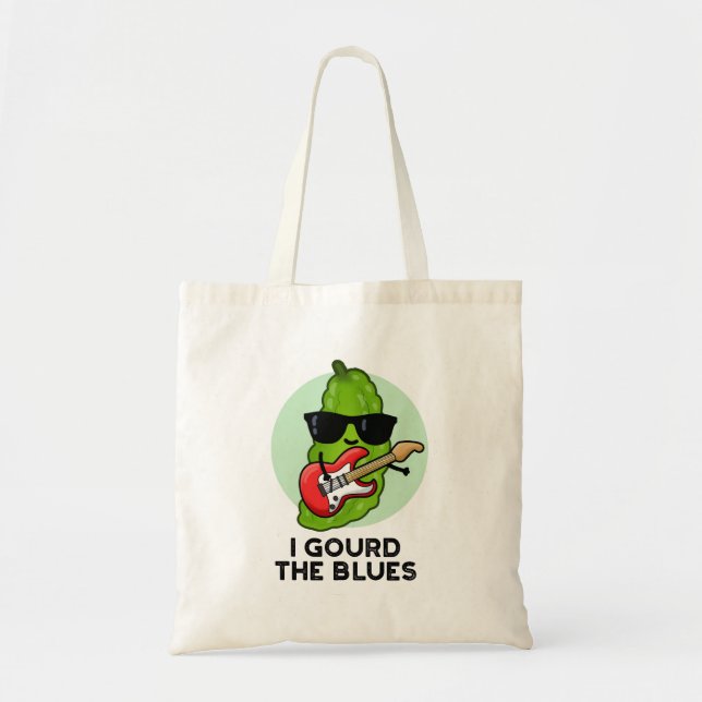 I Gourd The Blues Funny Veggie Pun  Tote Bag (Front)