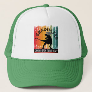 i graduated can i go back to bed now? trucker hat