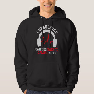 I Graduated College School Graduation Mens Gaming Hoodie