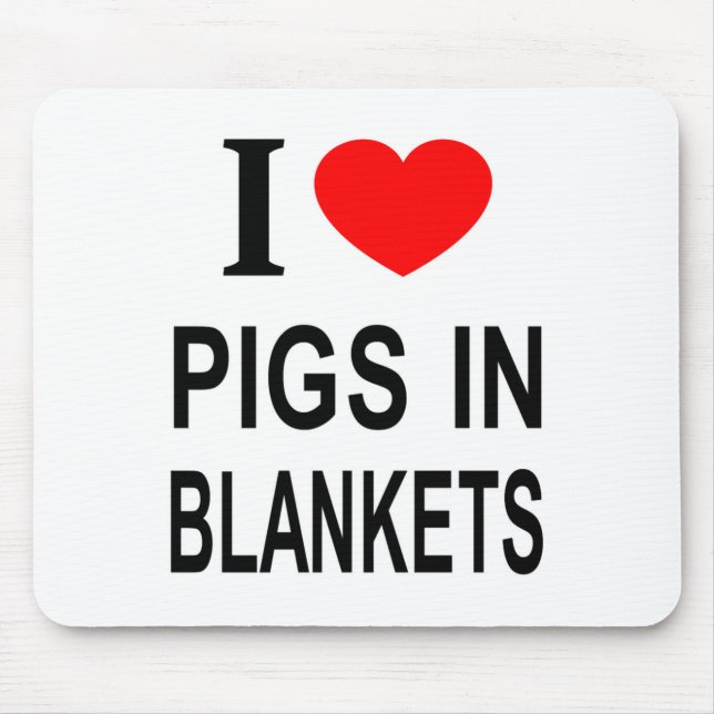 I Gs In Blankets I Love Gs In Blankets I He  Mouse Pad (Front)