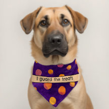 I Guard the Treats – Purple Polka Dot Costume