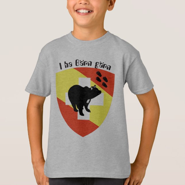 I ha bear garnish T-shirt (Front)