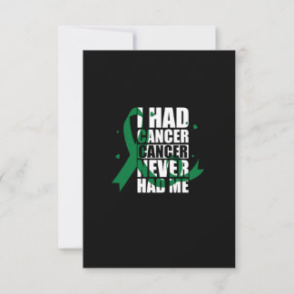 i had cancer ,cancer never had me invitation