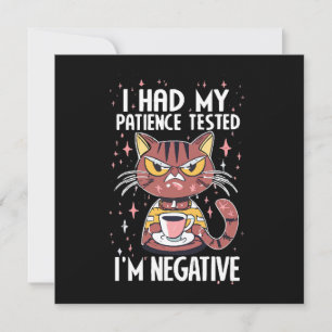 I had my Patience test! Invitation