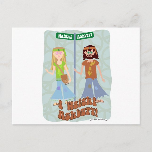 I Haight Ashbury Postcard (Front)