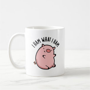 I Ham What I Ham Funny Pig Pun Coffee Mug