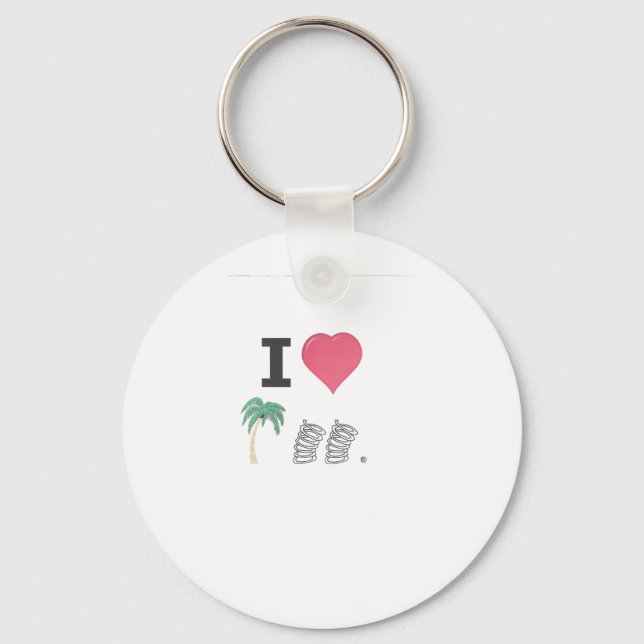 I Hart Palm Springs Keychain (Front)