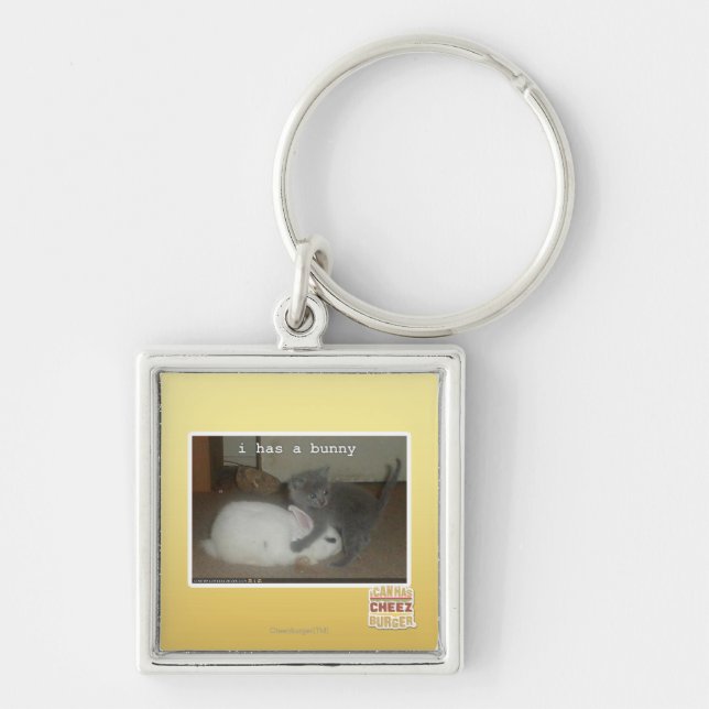 I has a bunny keychain (Front)