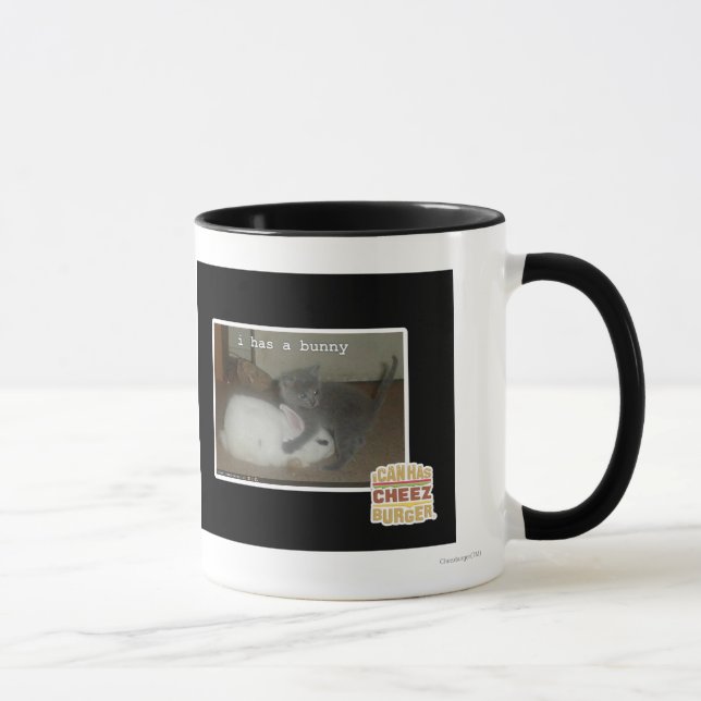 I has a bunny mug (Right)