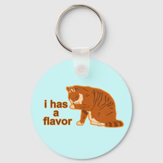 I has a flavour, LOL CAT Keychain (Front)