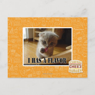 I has a flavour postcard
