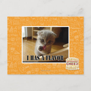 I has a flavour postcard