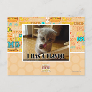 I has a flavour postcard